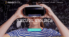 Desktop Screenshot of novaskola.hr